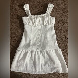 Art Class White Textured Top